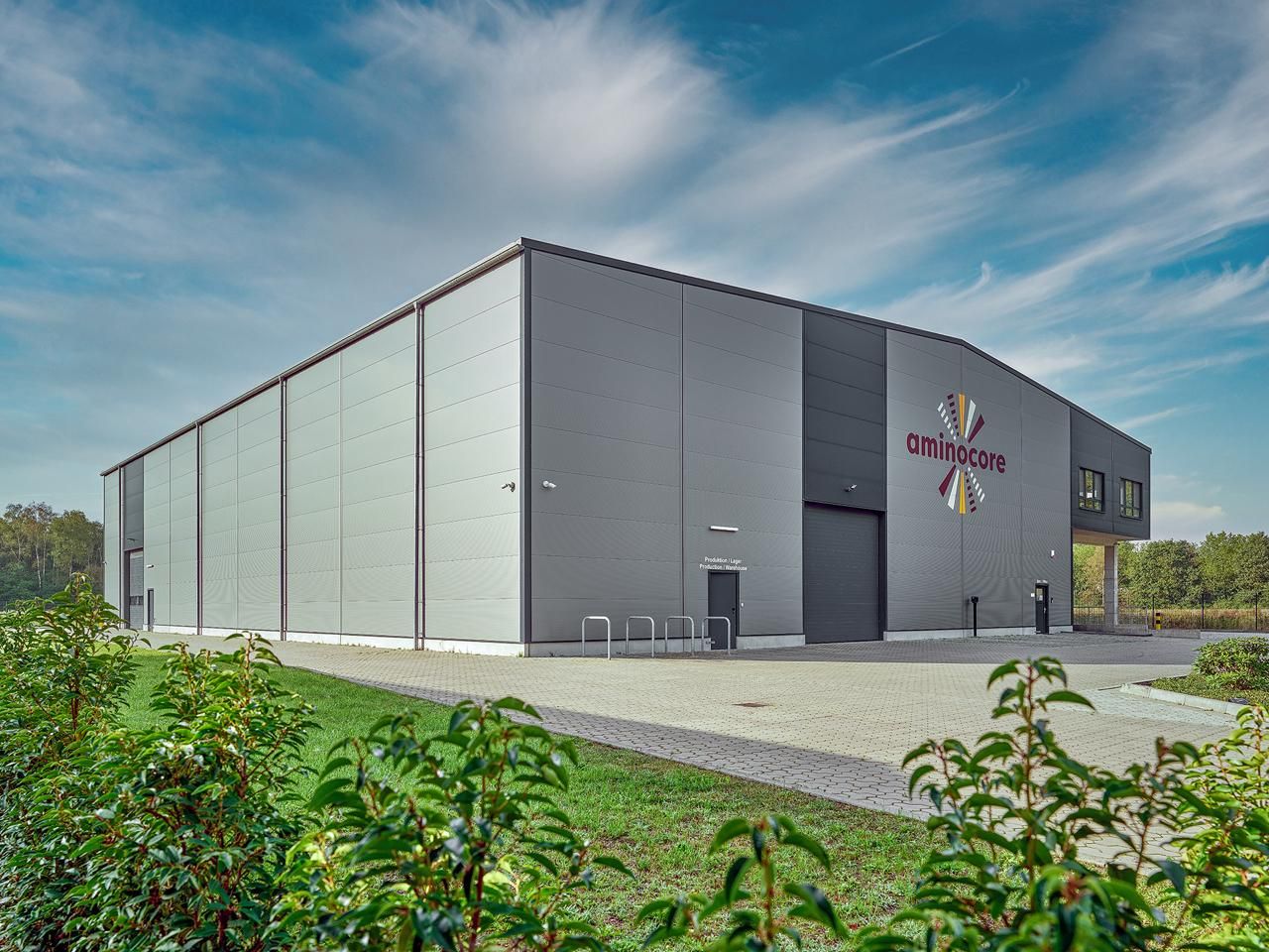 Exterior of an Aminocore facility